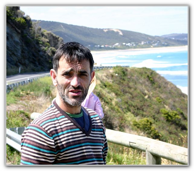 Stuart during drive from Torquay to Lorne Feb 2007